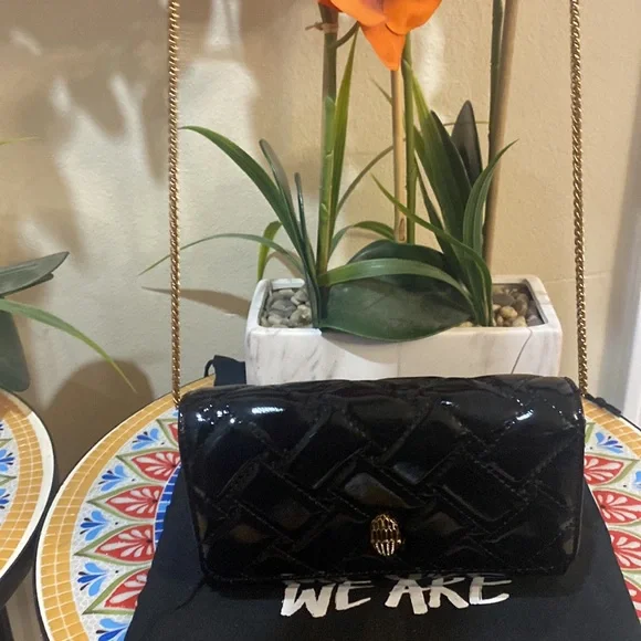 Kurt Geiger extra mini Shiny Kensington crossbody bag - Picture 14 of 14